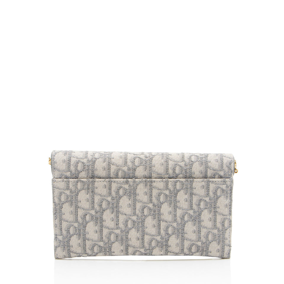 Dior Oblique Small Saddle Pouch with Chain