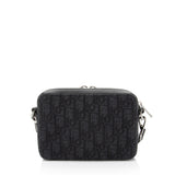 Dior Oblique Double Zipped Pouch Crossbody
