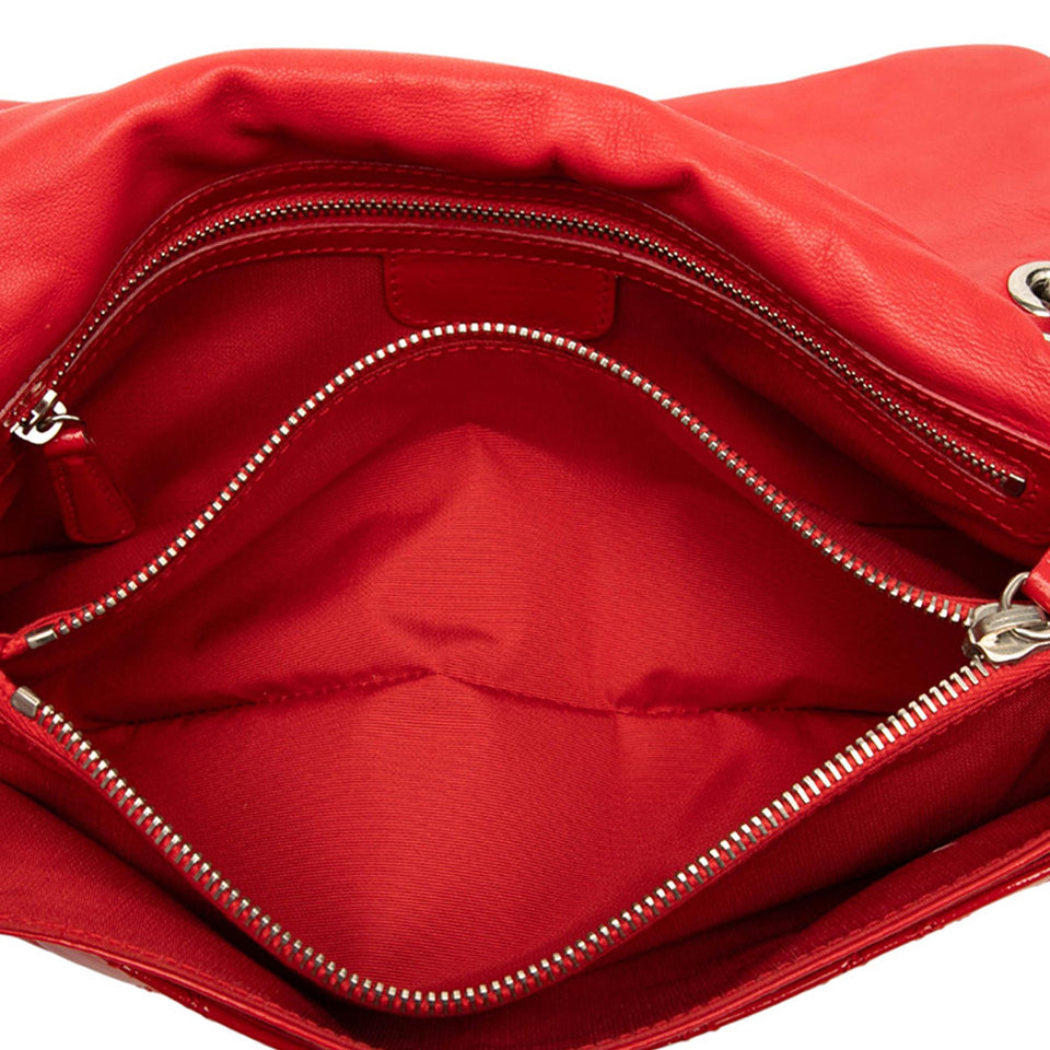 Dior Patent Cannage Rendezvous Shoulder Bag
