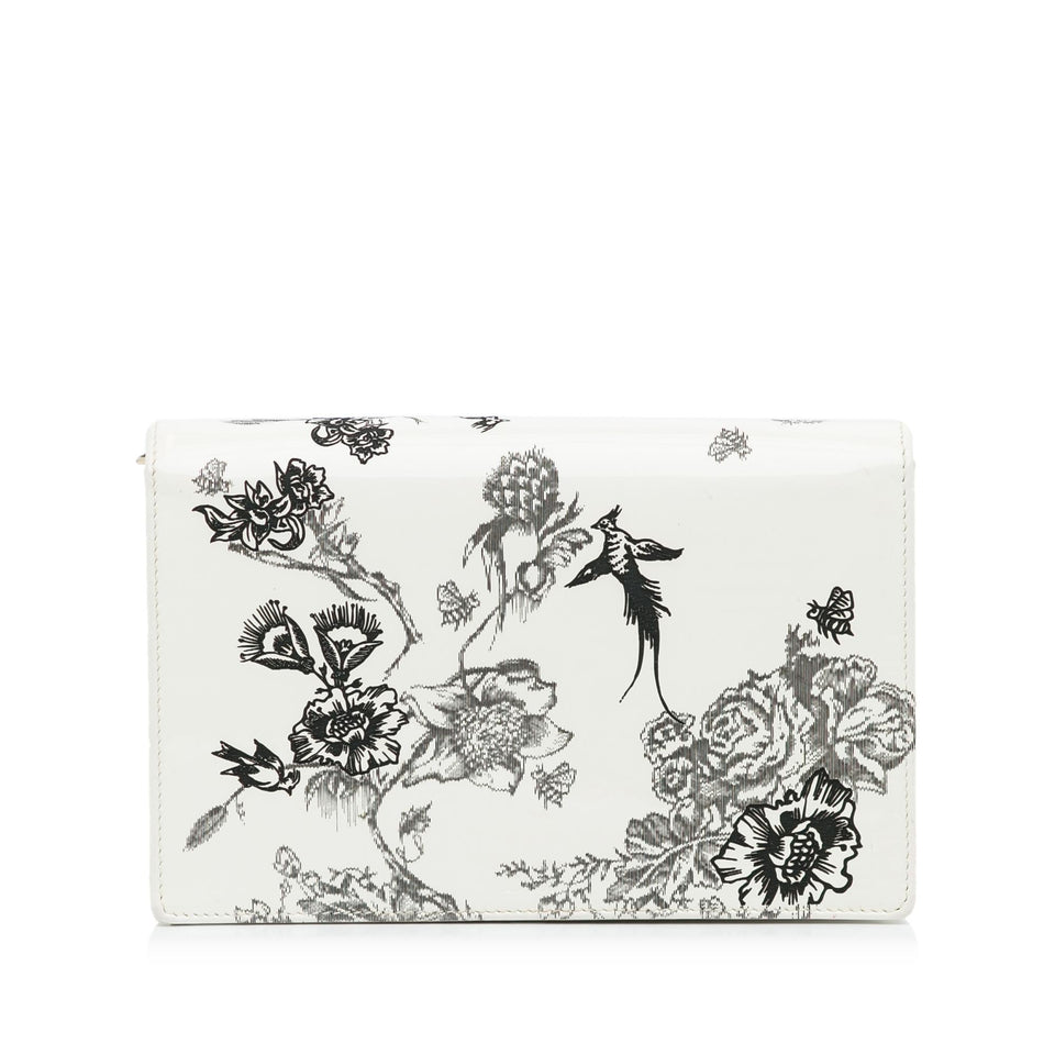 Dior Patent Diorama Toile de Jouy Clutch (SHG-RGybns)