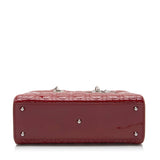 Dior Patent Leather Lady Dior Large Tote (SHF-91E8TQ)