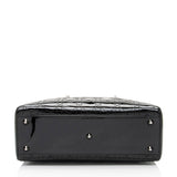 Dior Patent Leather Lady Dior Large Tote