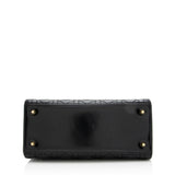 Dior Patent Leather Lady Dior Medium Tote (SHF-20993)