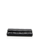 Dior Patent Leather Lady Dior Wallet on Chain