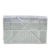 Dior Patent Microcannage Diorama Wallet on Chain (SHG-Lyb37J)