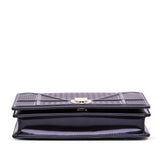 Dior Patent Microcannage Diorama Wallet on Chain