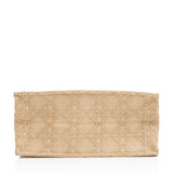 Dior Raffia Cannage Medium Book Tote (SHF-vp73d7)