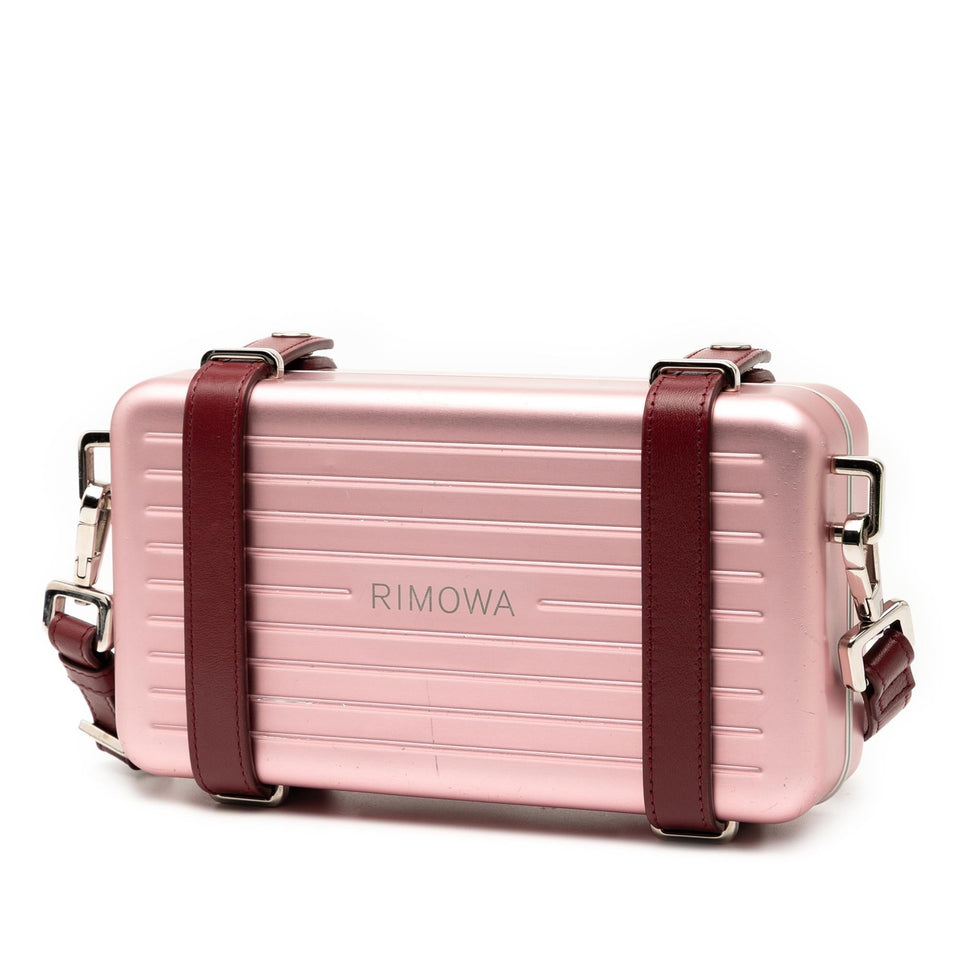 Dior Rimowa Aluminum Personal Clutch On Strap