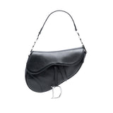 Dior Shiny Goatskin Saddle Bag