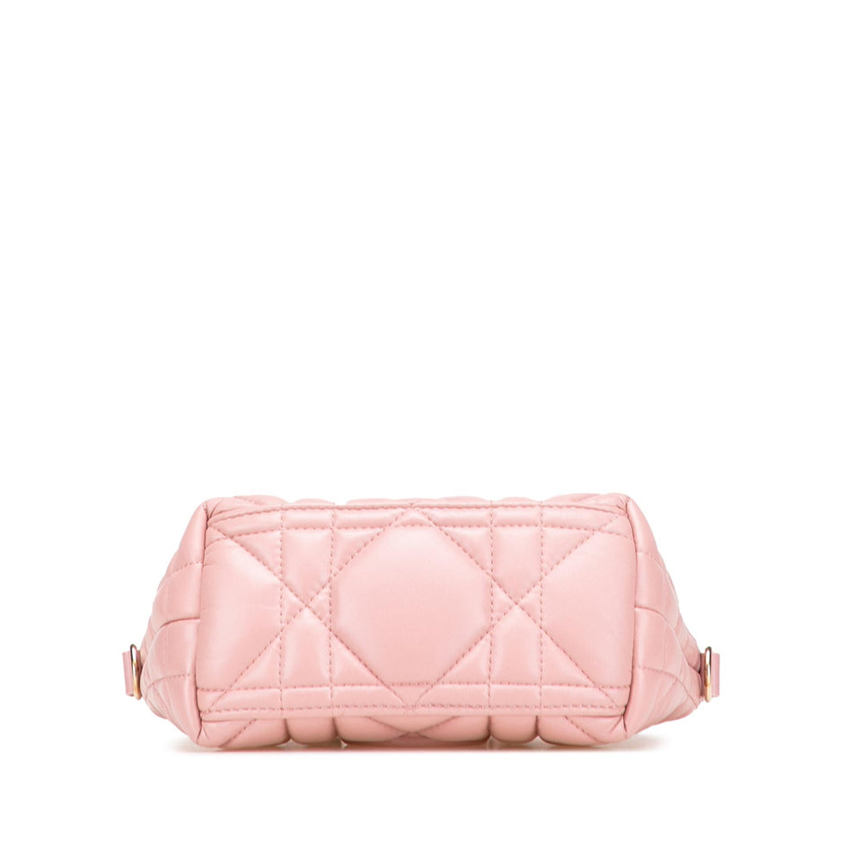 Dior Small Calfskin Macrocannage Diortravel Nomad Pouch