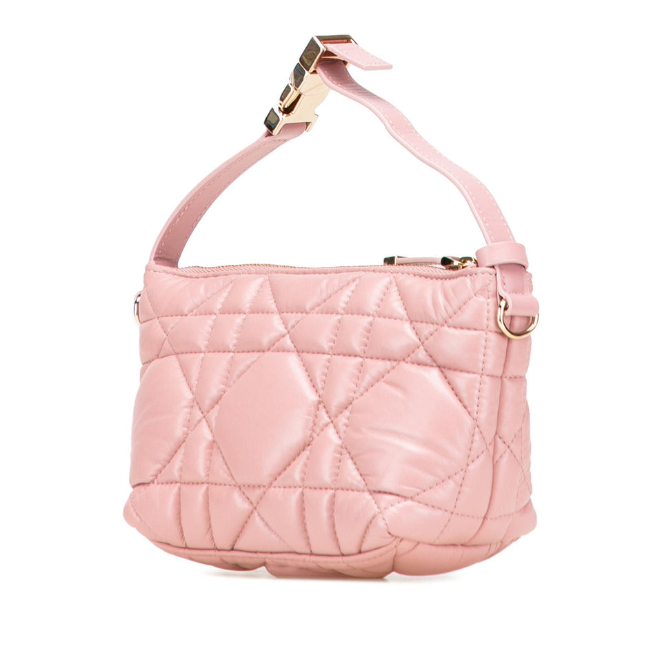 Dior Small Calfskin Macrocannage Diortravel Nomad Pouch