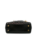 Dior Small Crinkled Patent Cannage Lucky Badges My Lady Dior (SHG-Skvge5)