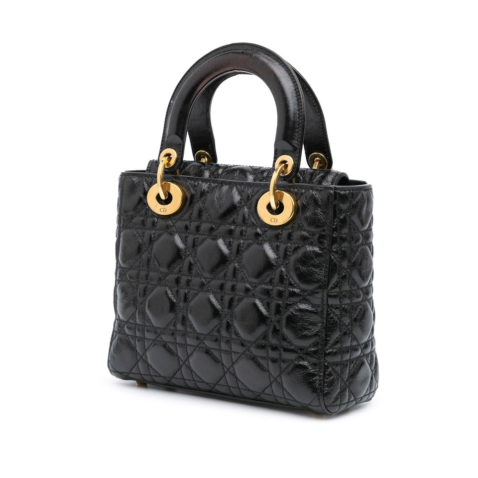 Dior Small Crinkled Patent Cannage My ABCDior Lady Dior