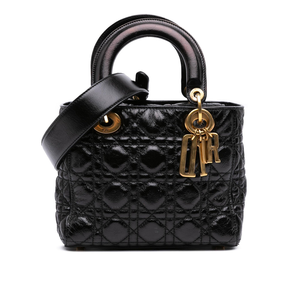 Dior Small Crinkled Patent Cannage My ABCDior Lady Dior