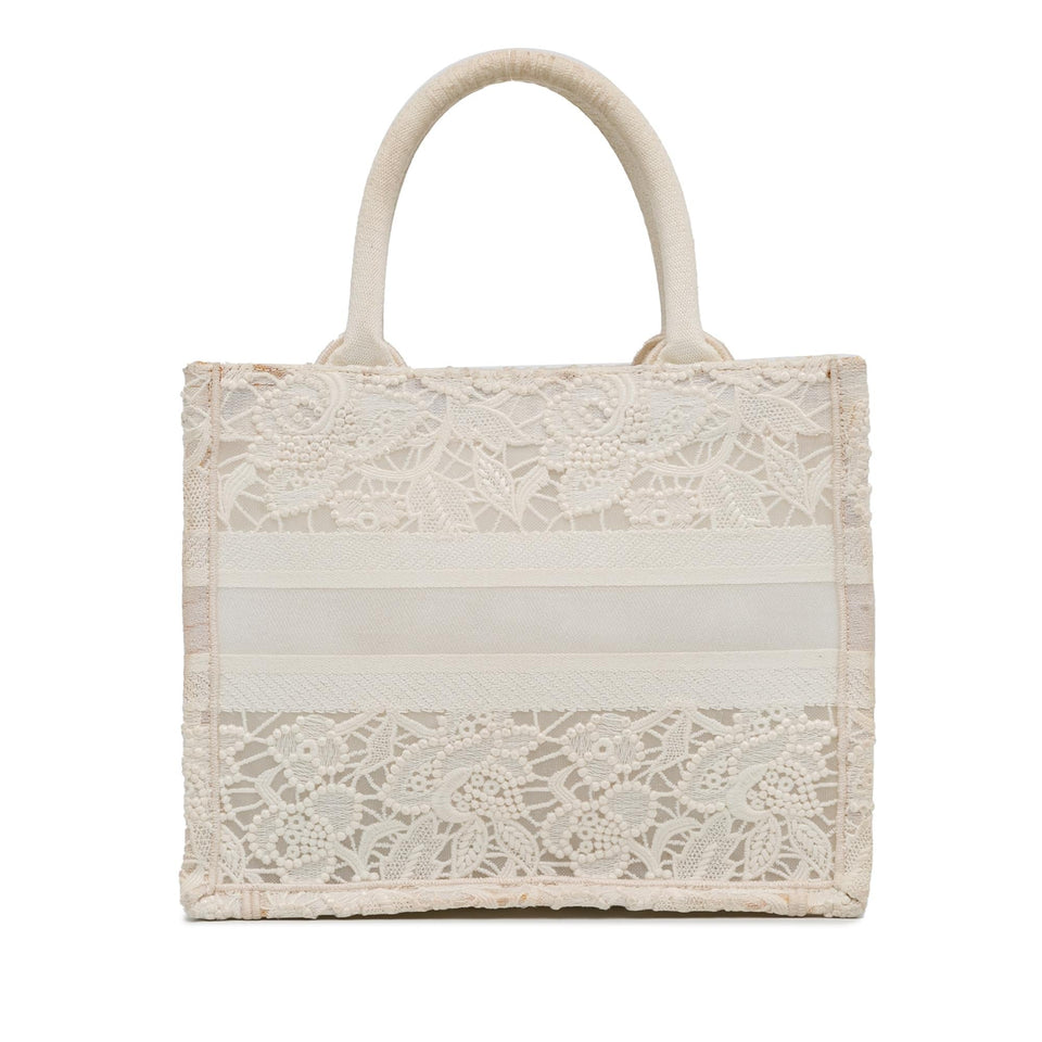 Dior Small D-Lace Embroidery Book Tote