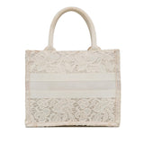 Dior Small D-Lace Embroidery Book Tote