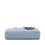 Dior Small Denim Macrocannage Lady D Joy