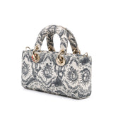Dior Small Denim Toile de Jouy Soleil Lady D Joy