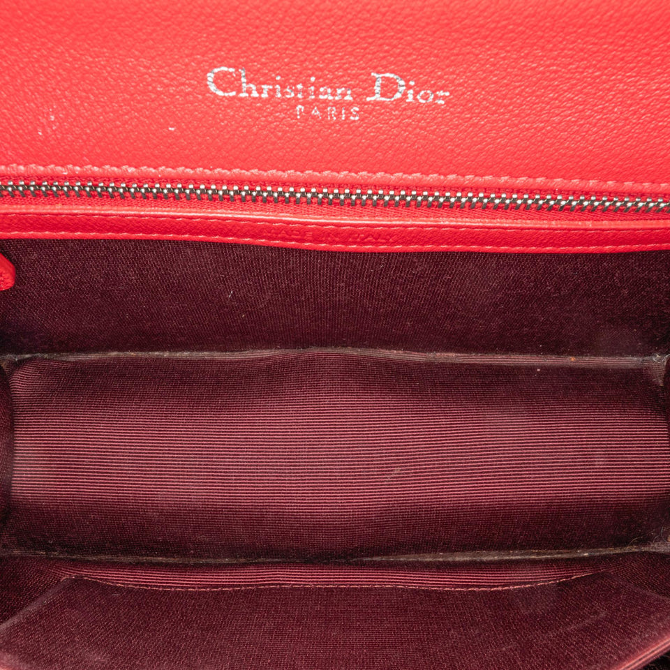 Dior Small Grained Leather Diorama Flap