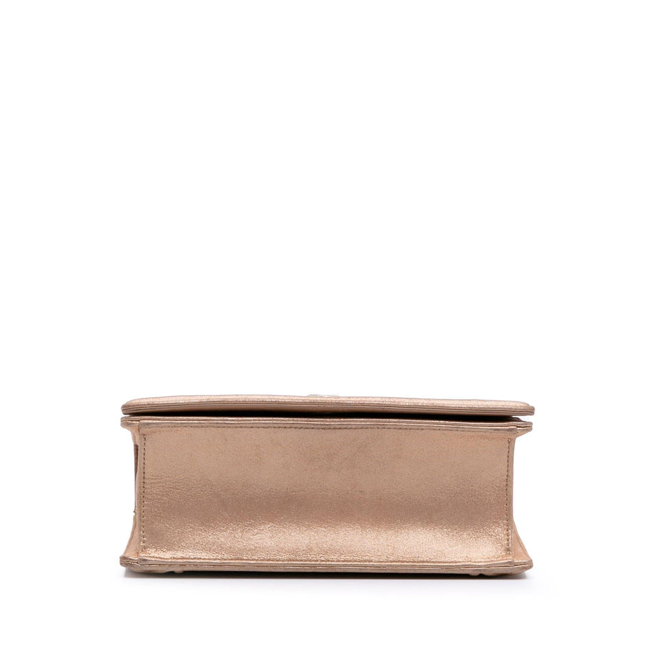Dior Small Iridescent Lambskin Diorama Flap