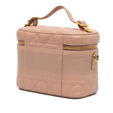 Dior Small Lambskin Cannage DiorTravel Vanity Case