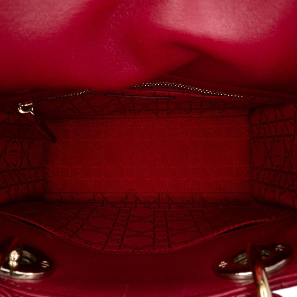Dior Small Lambskin Cannage My ABCDior Lady Dior