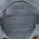 Dior Small Lambskin Cannage Studded Supple Lady Dior