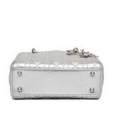 Dior Small Metallic Grained Calfskin Cannage Lucky Badges My Lady Dior (SHG-iCfjm7)
