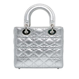 Dior Small Metallic Grained Calfskin Cannage Lucky Badges My Lady Dior (SHG-JrV0kw)