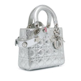 Dior Small Metallic Grained Calfskin Cannage Lucky Badges My Lady Dior (SHG-paWJgo)