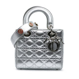 Dior Small Metallic Grained Calfskin Cannage My ABCDior Lady Dior