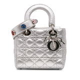 Dior Small Metallic Grained Calfskin Cannage My ABCDior Lady Dior