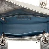 Dior Small Metallic Grained Calfskin Cannage My ABCDior Lady Dior