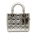 Dior Small Metallic Grained Calfskin Cannage My ABCDior Lady Dior