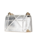 Dior Small Metallic Grained Calfskin Diorama Flap