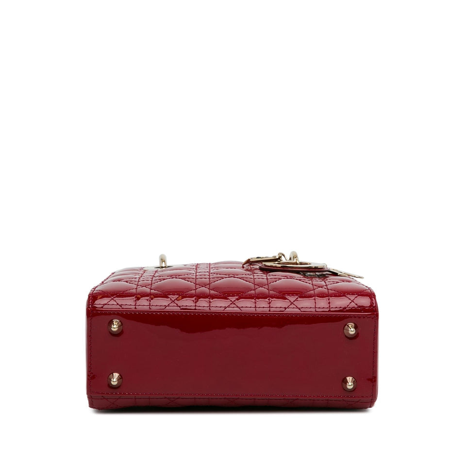Dior Small Patent Cannage Lady Dior (SHG-PZW9FC)