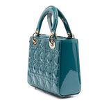 Dior Small Patent Cannage Lady Dior