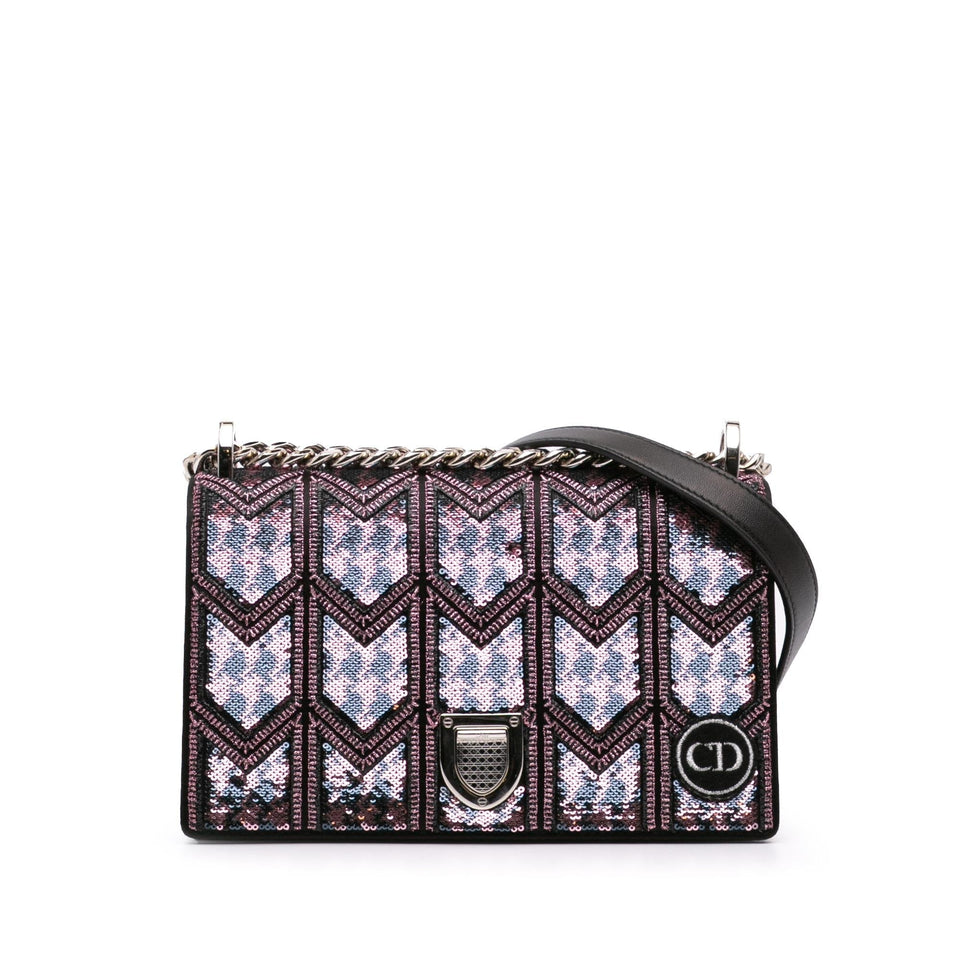 Dior Small Sequin Embroidered Diorama Crossbody