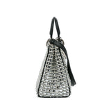 Dior Small Tweed Patch Diorissimo Tote (SHG-HovcIt)