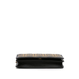 Dior Studded Calfskin Cannage Lady Dior Wallet on Chain