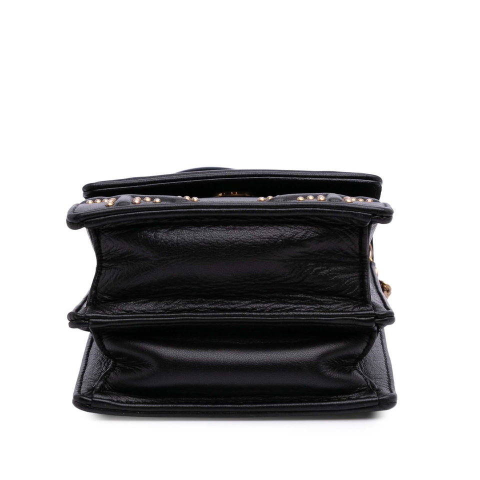 Dior Studded Leather Vertical Diorama Crossbody