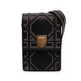 Dior Studded Leather Vertical Diorama Crossbody