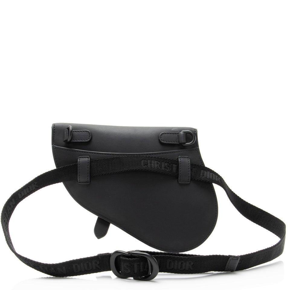 Dior Ultra Matte Calfskin Saddle Belt Bag