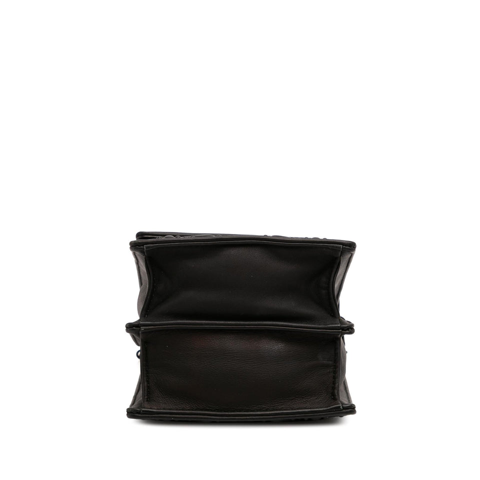Dior Ultra Matte Calfskin Studded Vertical Diorama