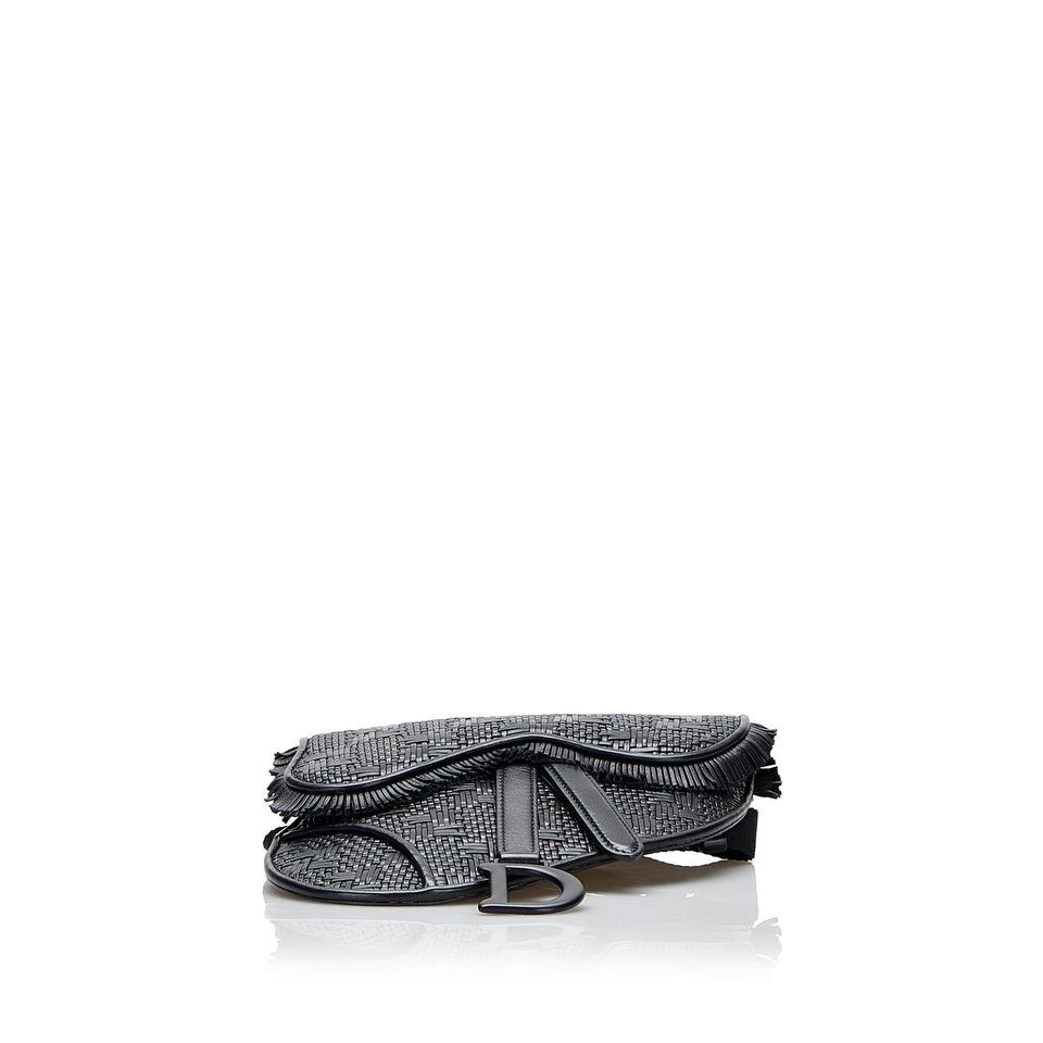 Dior Ultra Matte Woven Saddle (SHG-7XEmNw)