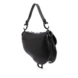 Dior Ultramatte Calfskin 3D Floral Saddle Bag