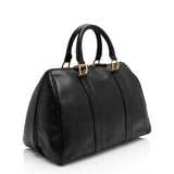 Dior Vintage Calfskin Large Bowling Bag (SHF-h21sh0)