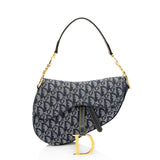Dior Vintage Oblique Saddle Bag