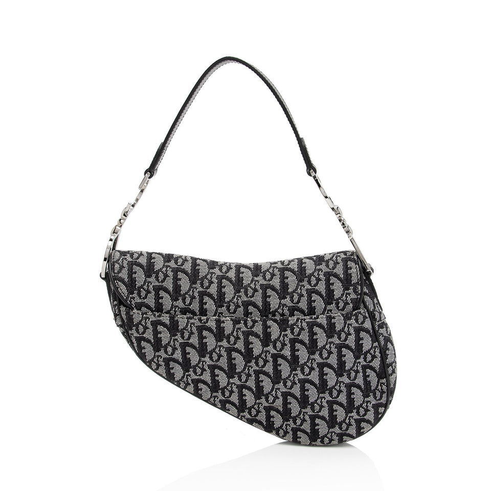 Dior Vintage Oblique Saddle Bag (SHF-bOVdv4)