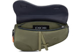 Dior X SACAI CALFSKIN LEATHER SADDLE BAG